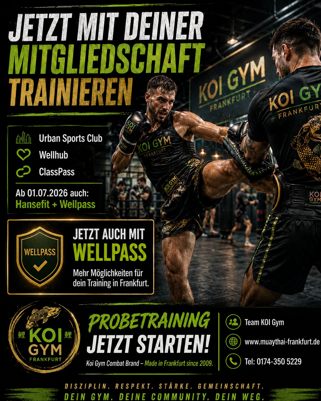 Muay Thai / Thaiboxen mit deiner Mitgliedschaft/B2B Kunde